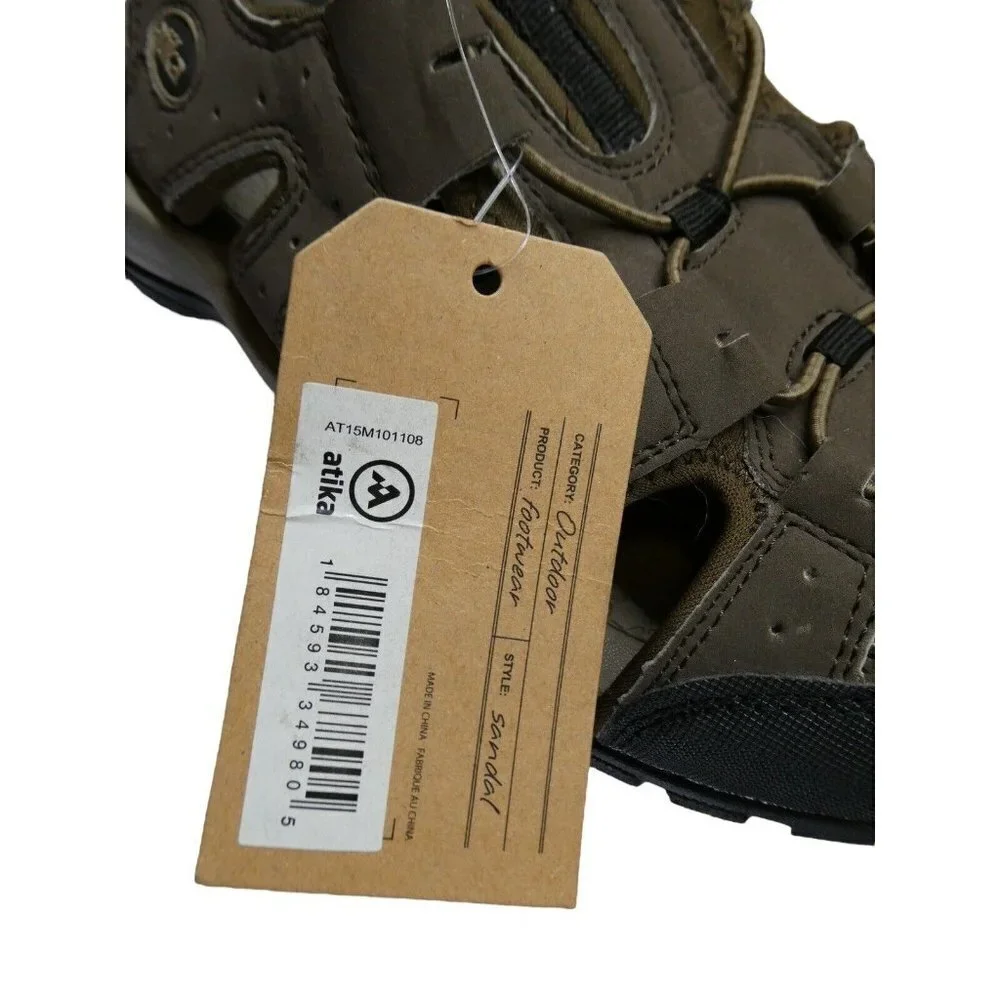 ATIKA Outdoor Sandal Mens Size 7  Brown Trail HikingWater Shoe Sports Sandal NWT